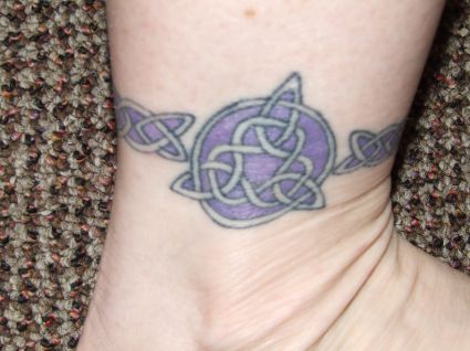 Celtic Knot Tattoo On Ankle